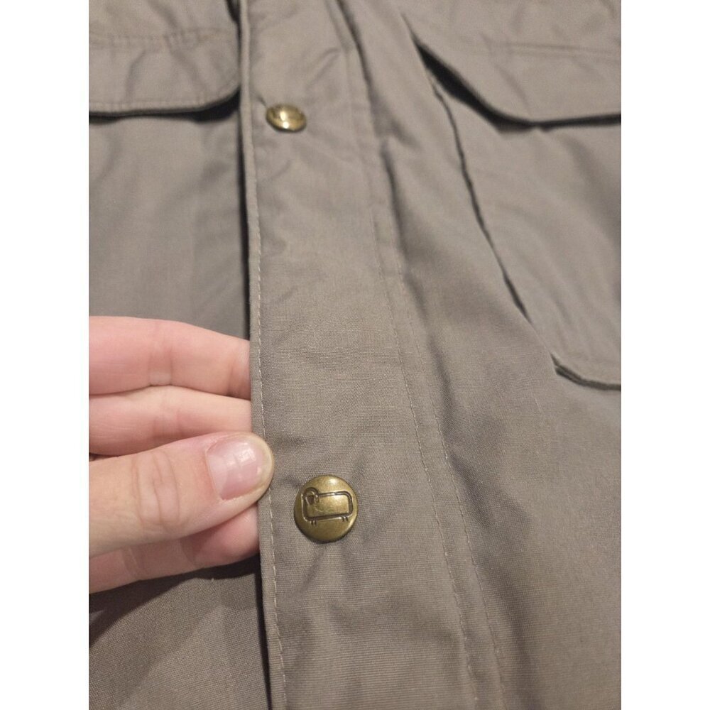 VTG Woolrich Woman Barn Chore Coat Wool Lined Plaid Sz L Parka USA MADE - Picture 5 of 16